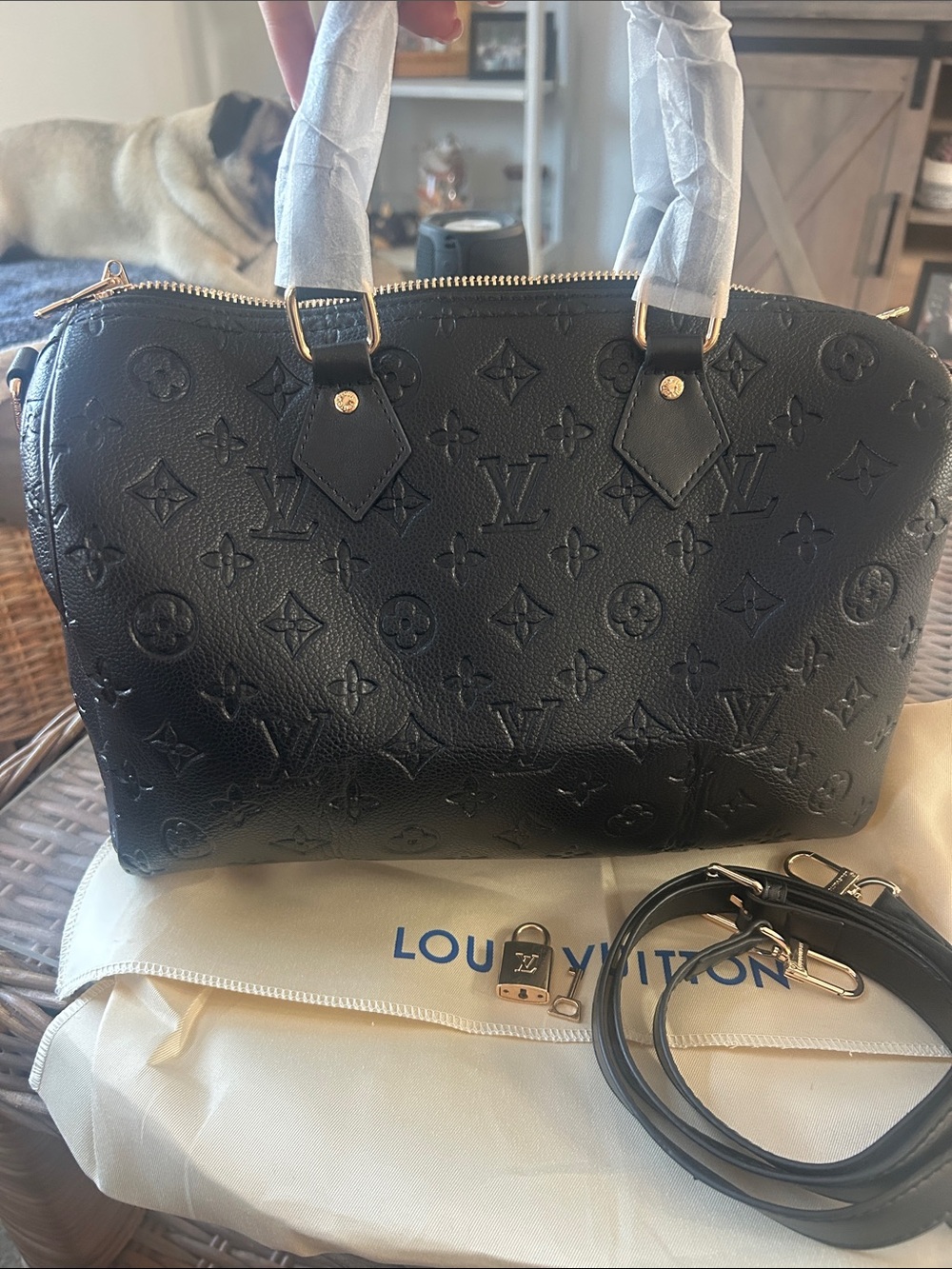 Fashion Black Monogram Bag
